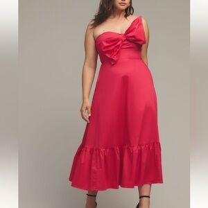 NWOT:Anthropologie-Hutch Bow-Tie Maxi Dress in color Multi